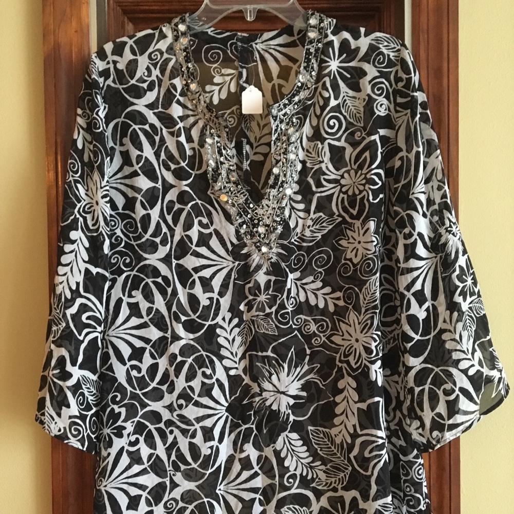 Black and White Tunic